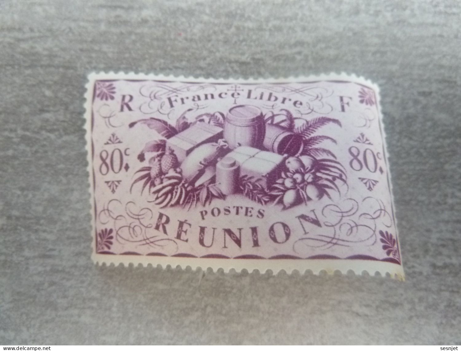 Série De Londres - France-Libre - Réunion  - 80c. - Yt 238 - Lilas - Neuf Sans Trace De Charnière - Année 1943 - - Nuevos