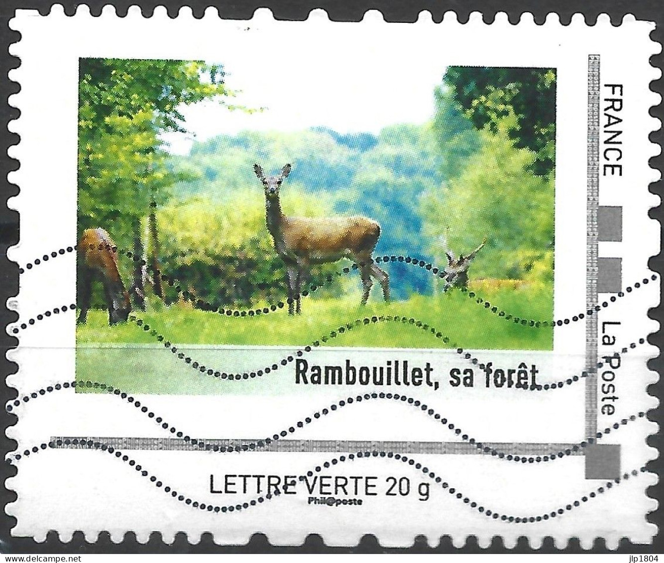 Montimbramoi Rambouillet : Sa Forêt - Lettre Verte 20g - Oblitéré Sur Support - Other & Unclassified