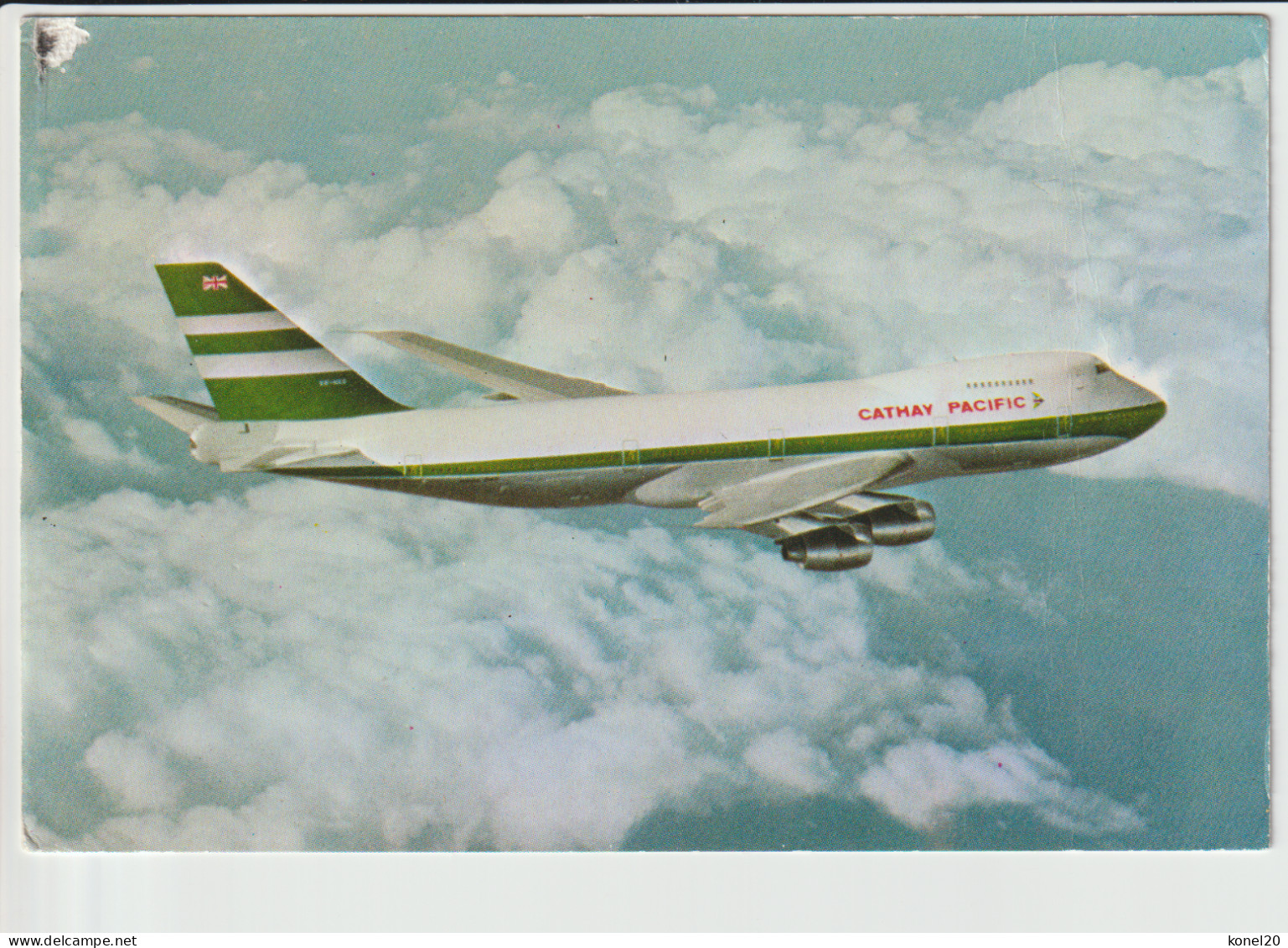 Vintage Pc Cathay Pacific Hongkong Boeing 747 Aircraft - 1919-1938: Fra Le Due Guerre