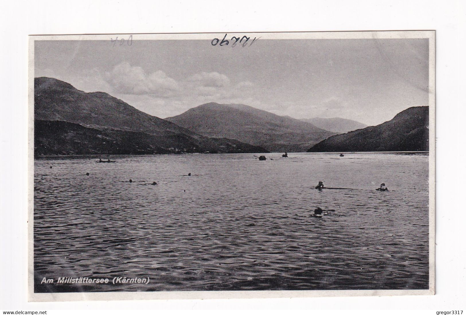 E6034) MILLSTATT Am Millstätter See -  Viele Badende Im Wasser Gegen Berge ALT! - Millstatt