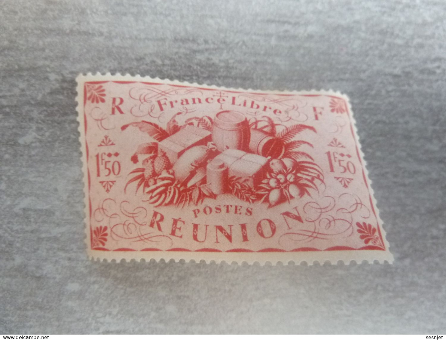 Série De Londres - France-Libre - Réunion  - 1f.50 - Yt 240 - Rouge - Neuf Sans Trace De Charnière - Année 1943 - - Nuevos