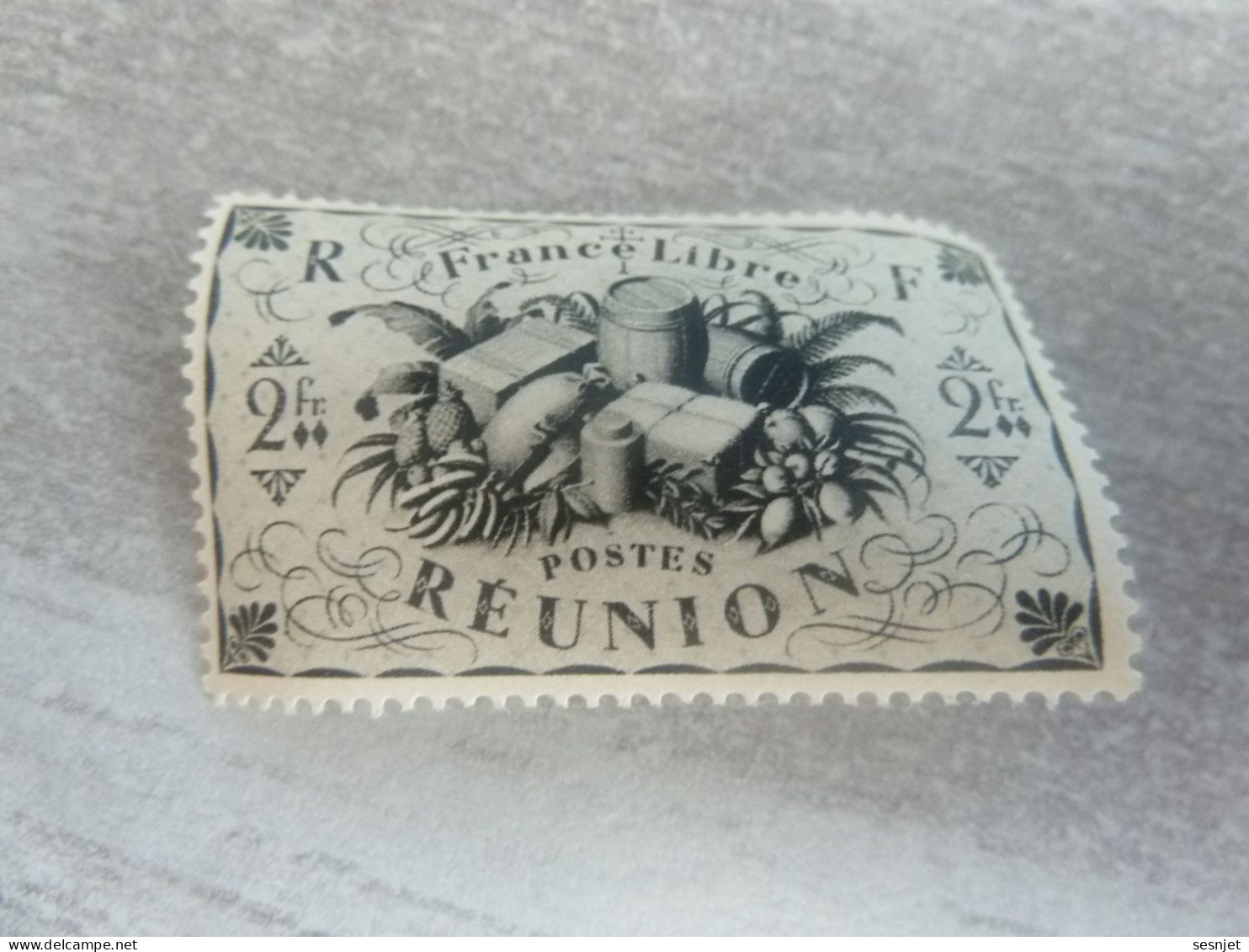 Série De Londres - France-Libre - Réunion  - 2f. - Yt 241 - Noir - Neuf Sans Trace De Charnière - Année 1943 - - Nuevos