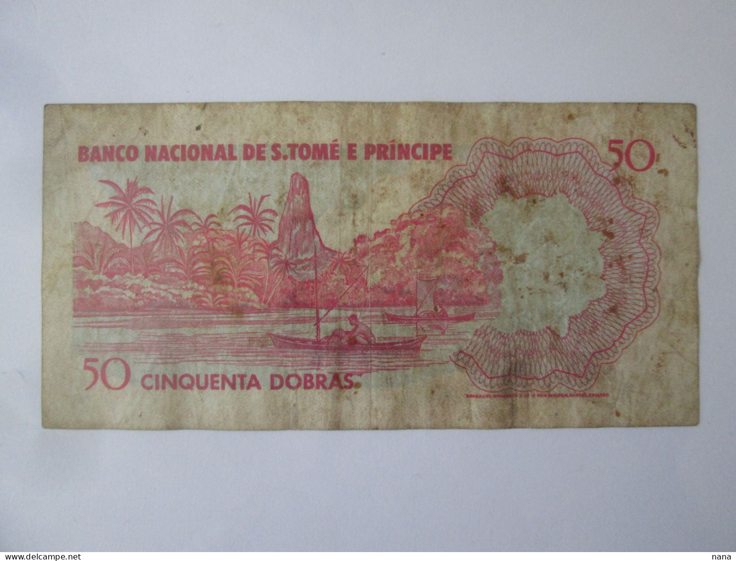 Sao Tome & Principe 50 Dobras 1982 Banknote See Pictures - Sao Tome And Principe