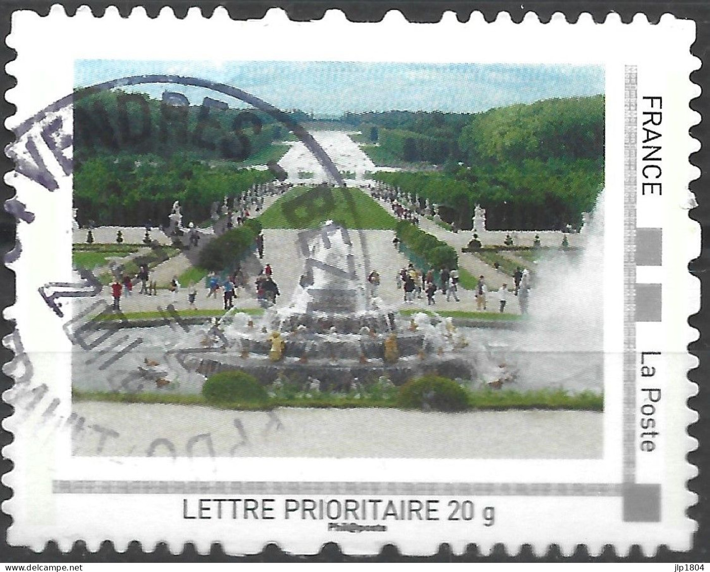 Montimbramoi Jardin Du Château De Versailles - Lettre Prioritaire 20g - Oblitéré Sur Support - Sonstige & Ohne Zuordnung