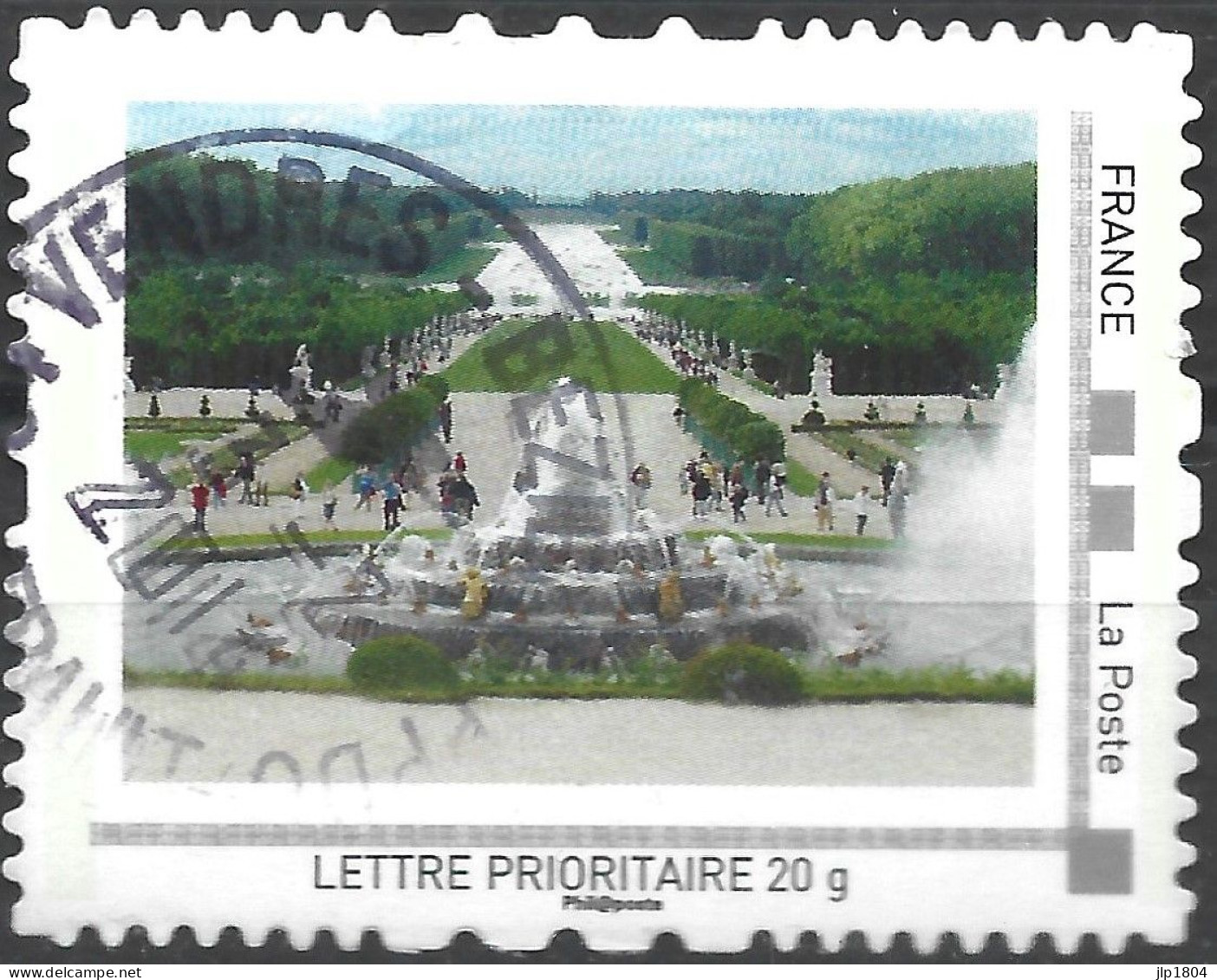 Montimbramoi Jardin Du Château De Versailles - Lettre Prioritaire 20g - Oblitéré Sur Support - Other & Unclassified