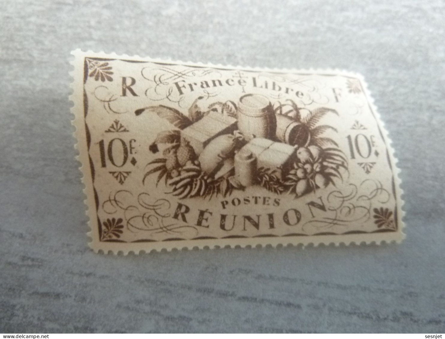 Série De Londres - France-Libre - Réunion  - 10f. - Yt 245 - Brun - Neuf Sans Trace De Charnière - Année 1943 - - Nuevos