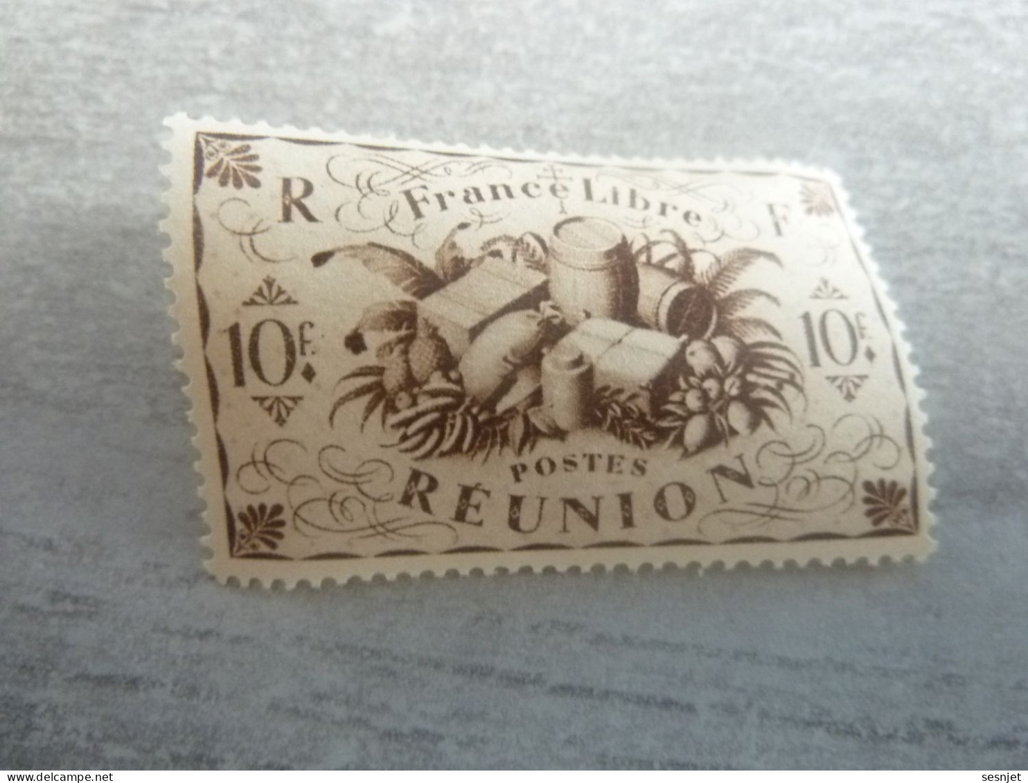 Série De Londres - France-Libre - Réunion  - 10f. - Yt 245 - Brun - Neuf Sans Trace De Charnière - Année 1943 - - Neufs