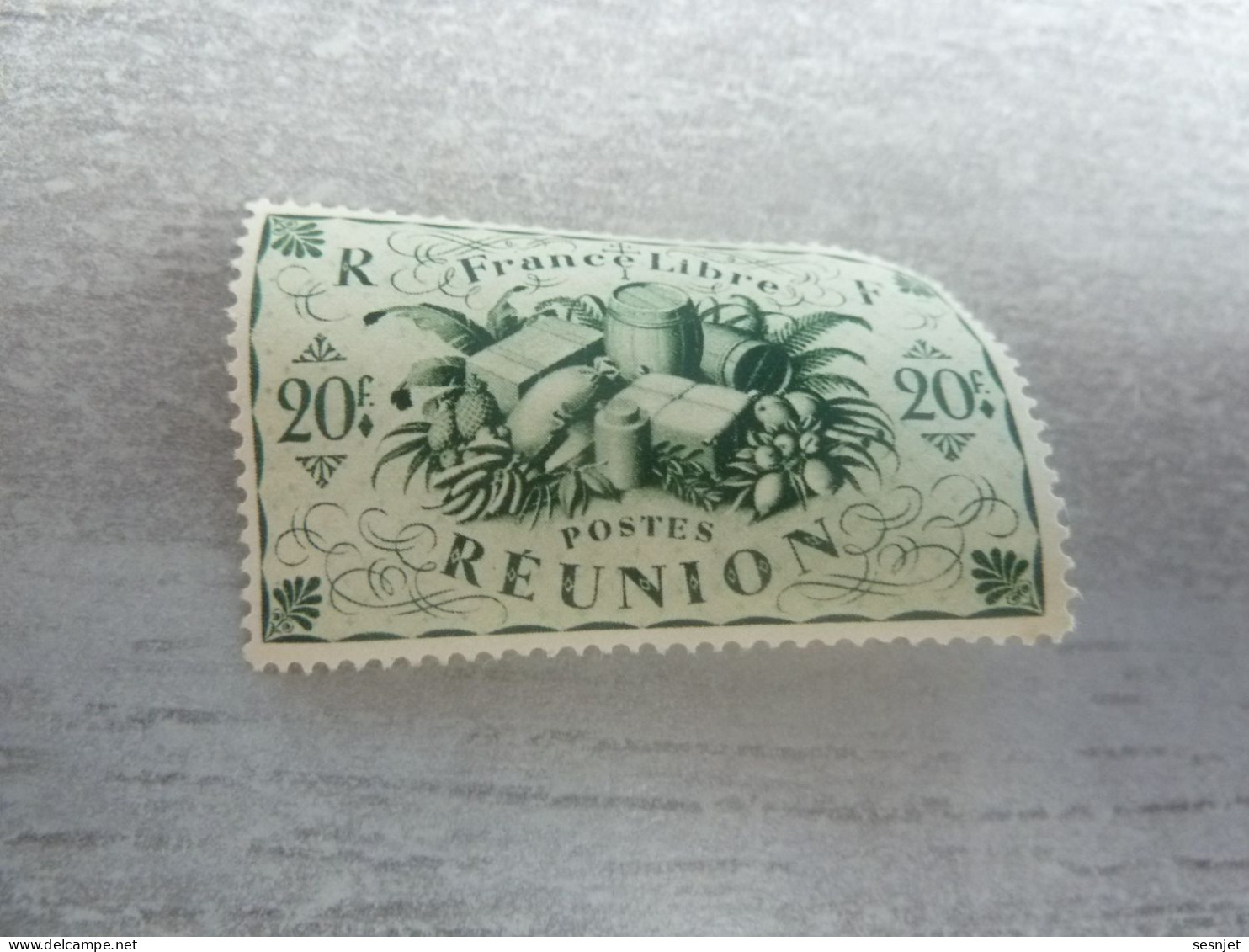 Série De Londres - France-Libre - Réunion  - 20f. - Yt 246 - Vert - Neuf Sans Trace De Charnière - Année 1943 - - Neufs