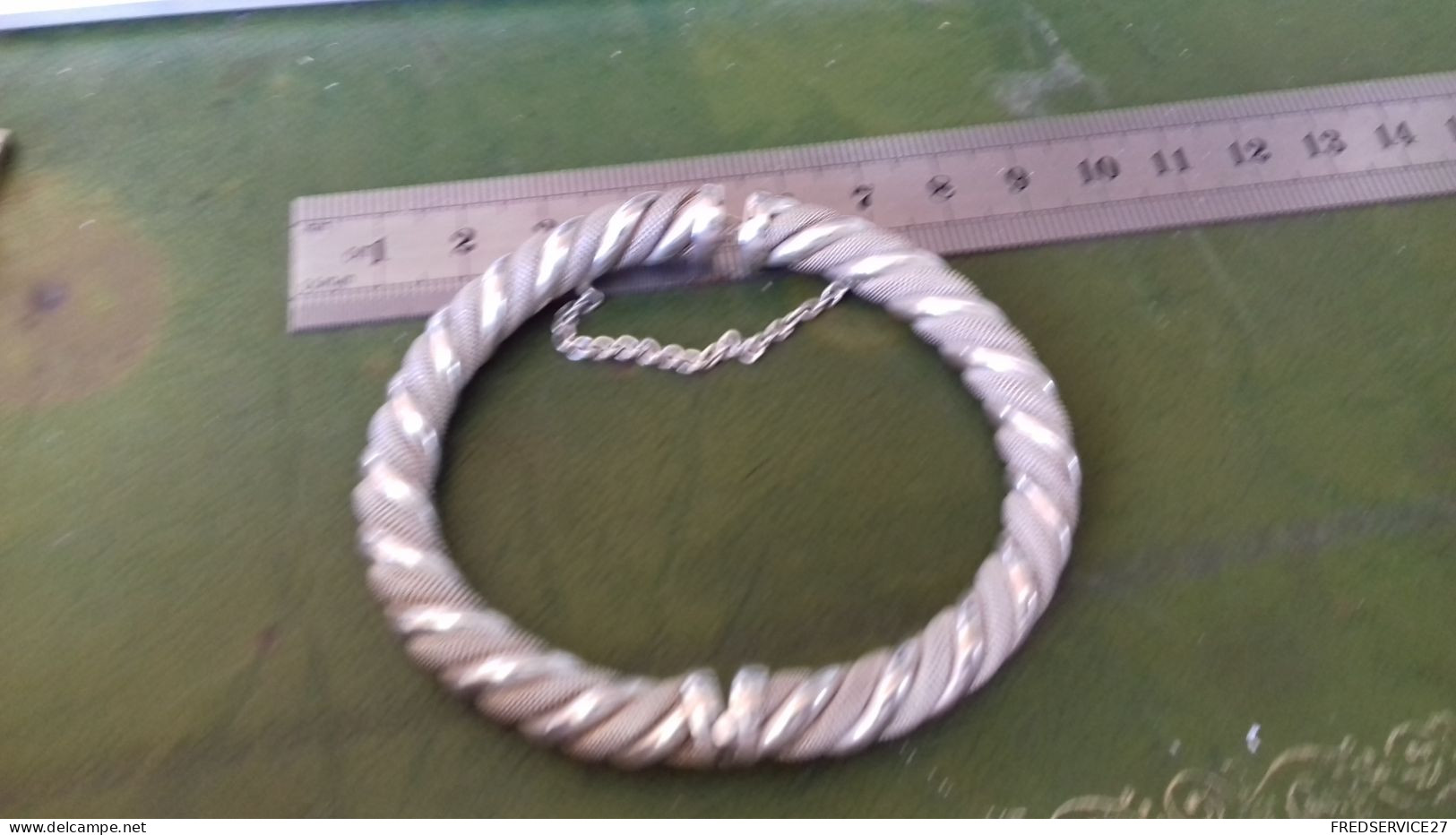 B16 / BRACELET ARGENT POINCON AP TREFLE POIDS 25GRAMMES - Bracelets