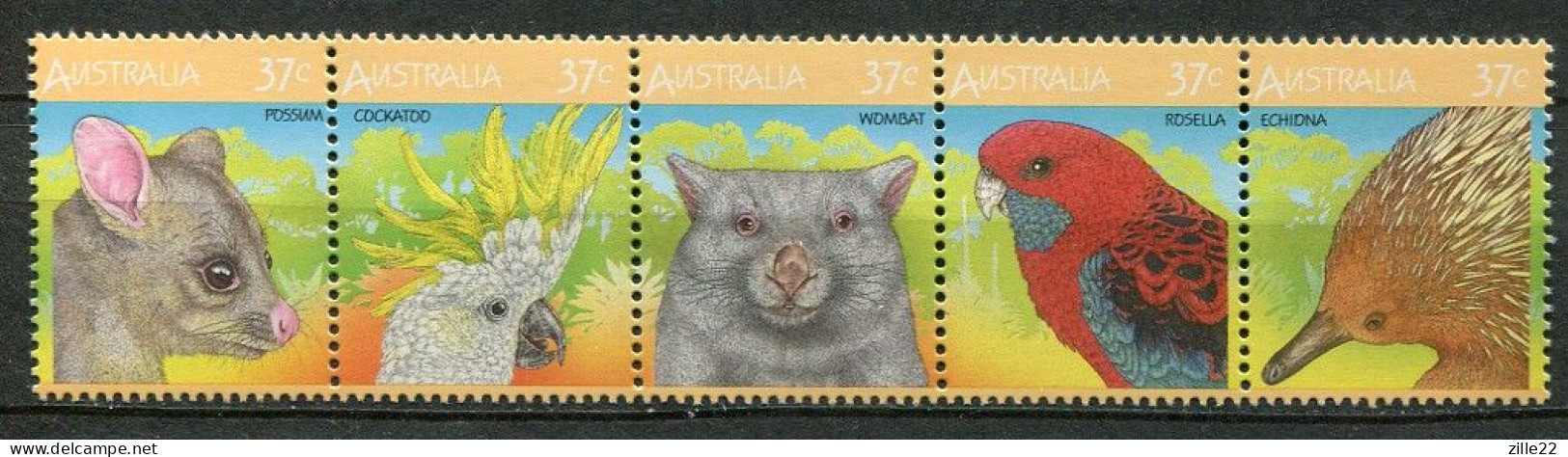 Australien Australia Mi# 1041-5 Postfrisch MNH - Fauna Animals Birds - Altri & Non Classificati