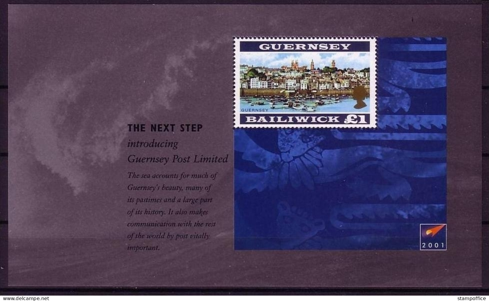 GUERNSEY BLOCK 27 POSTFRISCH(MINT) HAFEN VON ST. PETER PORT SCHIFFE 2001 - Guernsey