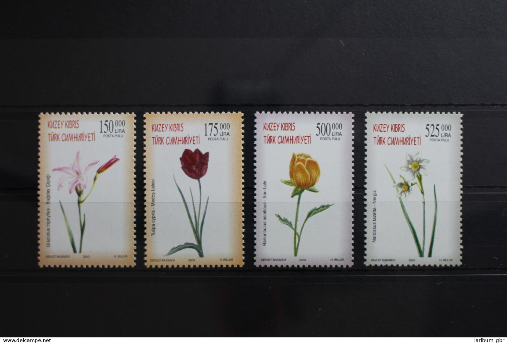 Türkisch-Zypern 588-591 Postfrisch Blumen #RQ254 - Oblitérés