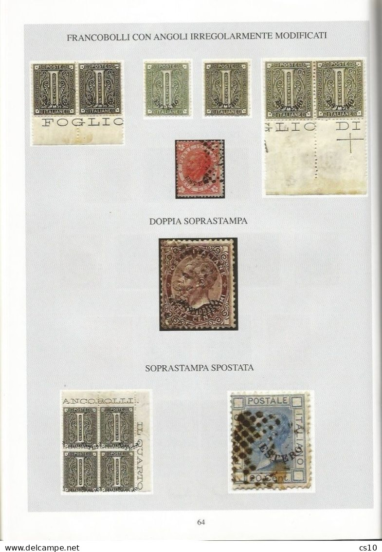 Volume Egitto Egypt Servizi Postali Marittimi Uffici Italiani 1863/80 Monografia rilegato (blu) 90 pag 100 foto