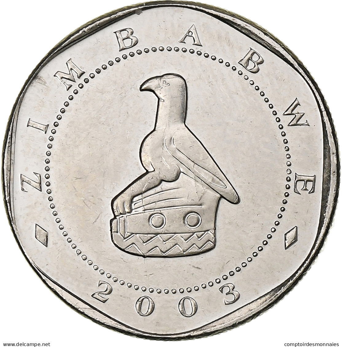 Zimbabwe, 10 Dollars, 2003, Harare, Nickel Plaqué Acier, SPL, KM:14 - Zimbabwe
