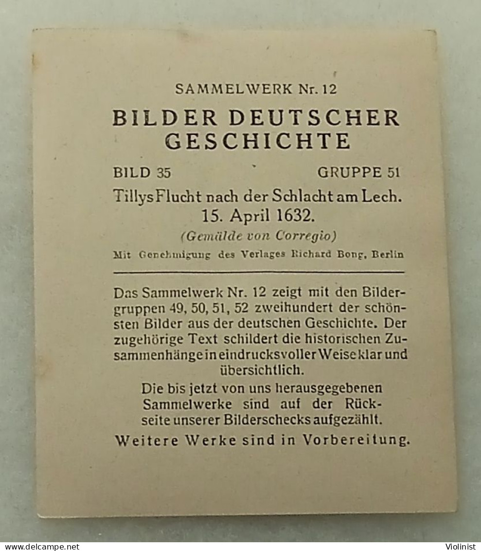 Bilder Deutscher Geschichte-Tillys Flucht Nach Der Schlacht Am Lech.-15.April 1632. - Histoire