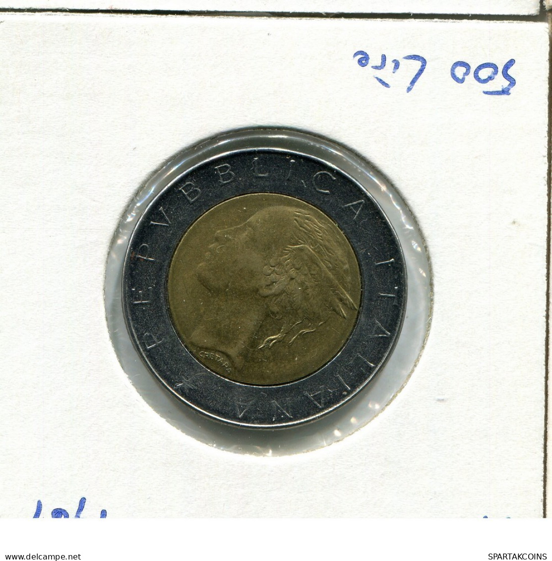 500 LIRE 1984 ITALIA ITALY Moneda BIMETALLIC #AU952.E.A - 500 Liras