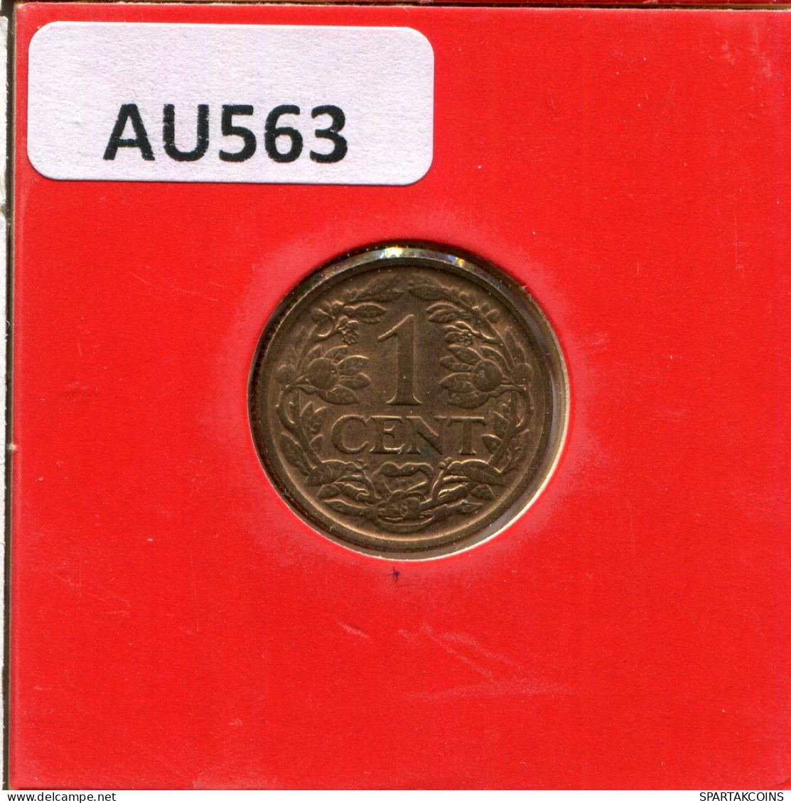 1 CENT 1941 NEERLANDÉS NETHERLANDS Moneda #AU563.E.A - 1 Cent