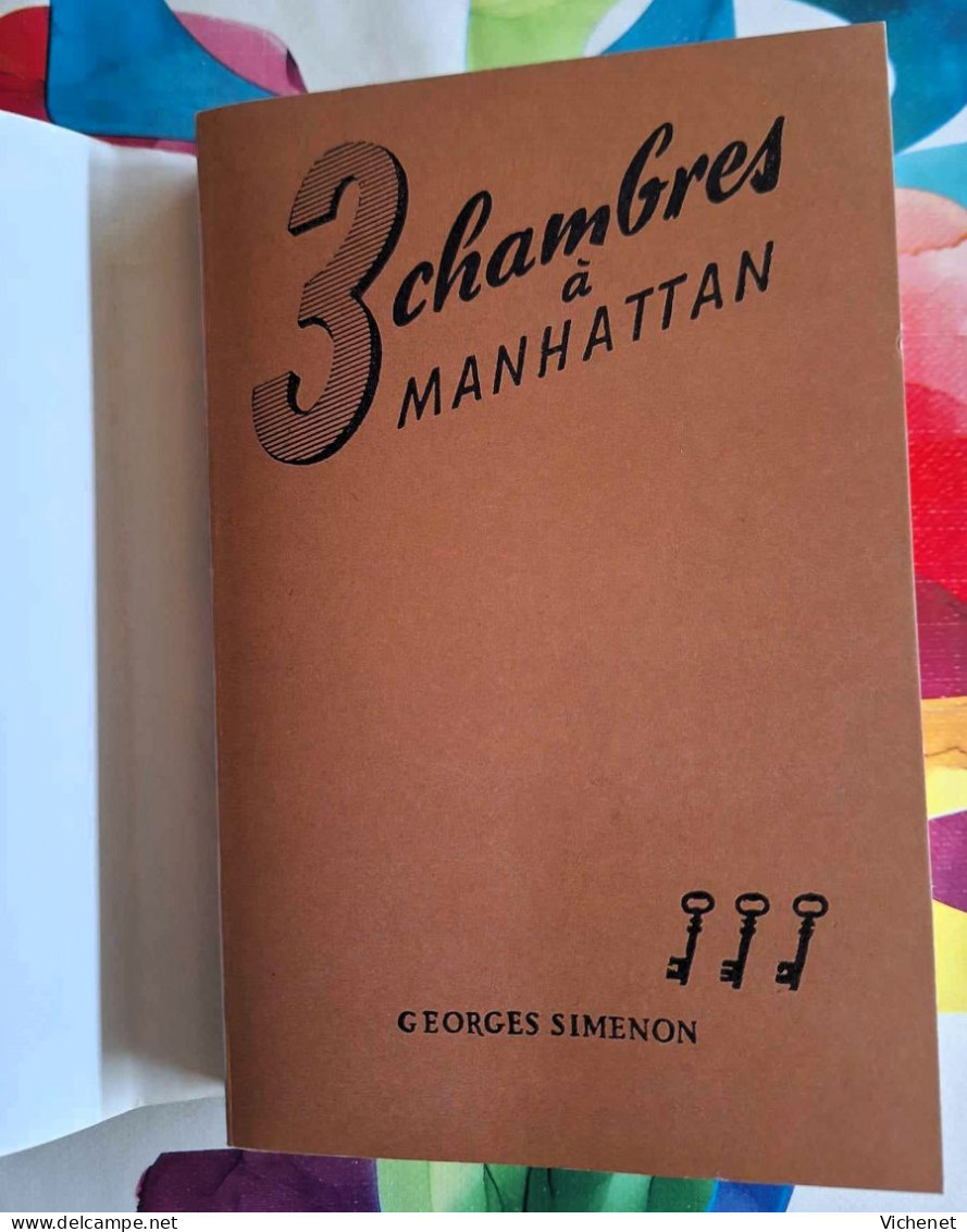 Georges Simenon - 3 Chambres à Manhattan - Belgische Schrijvers