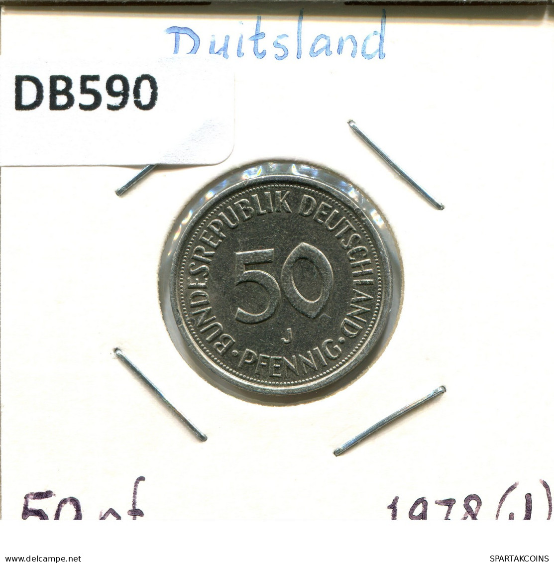 50 PFENNIG 1978 J BRD DEUTSCHLAND Münze GERMANY #DB590.D.A - 50 Pfennig