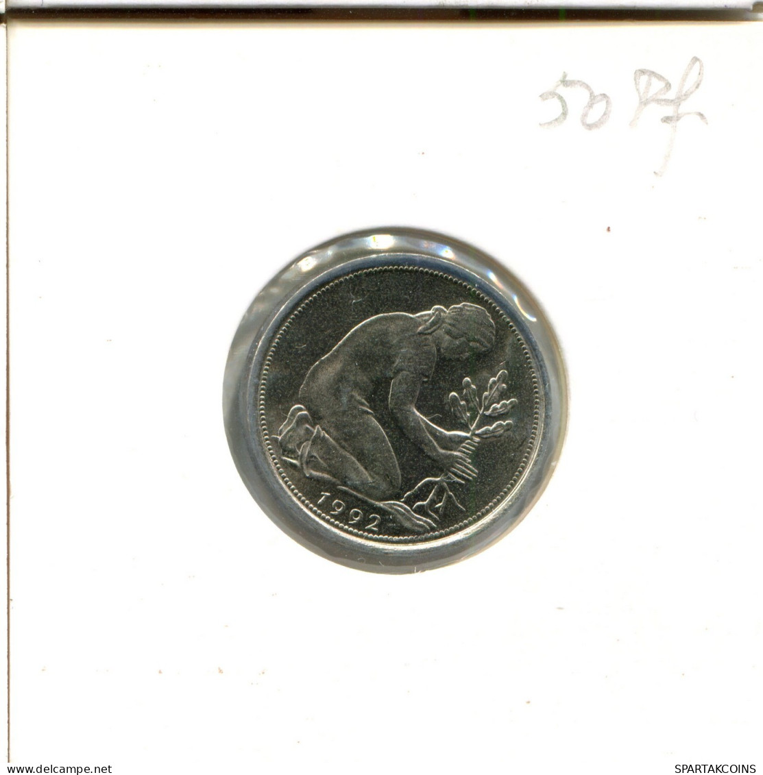 50 PFENNIG 1992 F BRD ALEMANIA Moneda GERMANY #DA887.E.A - 50 Pfennig