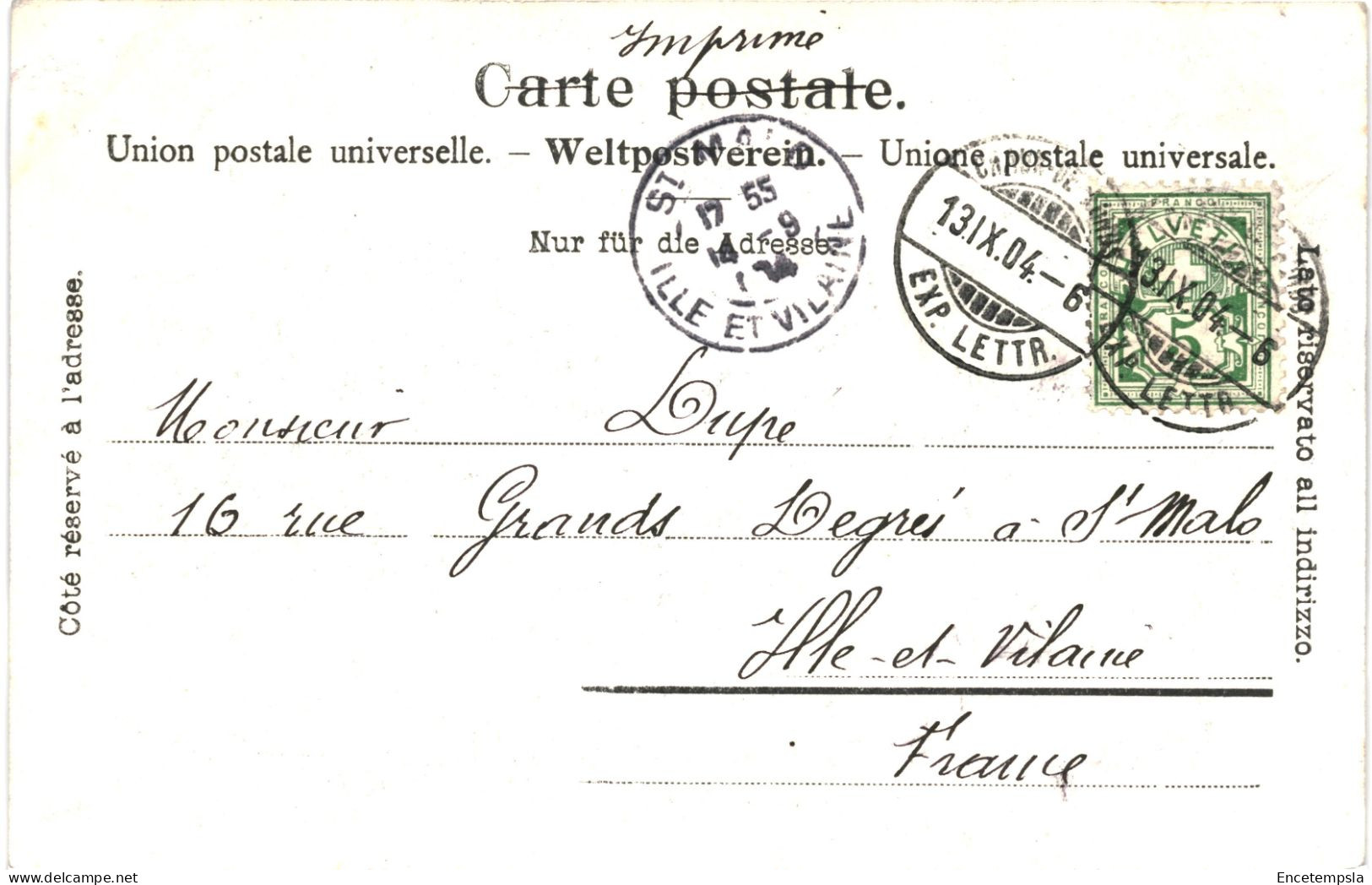 CPA Carte Postale Suisse Le Locle  Vaches 1904 VM78934 - Le Locle