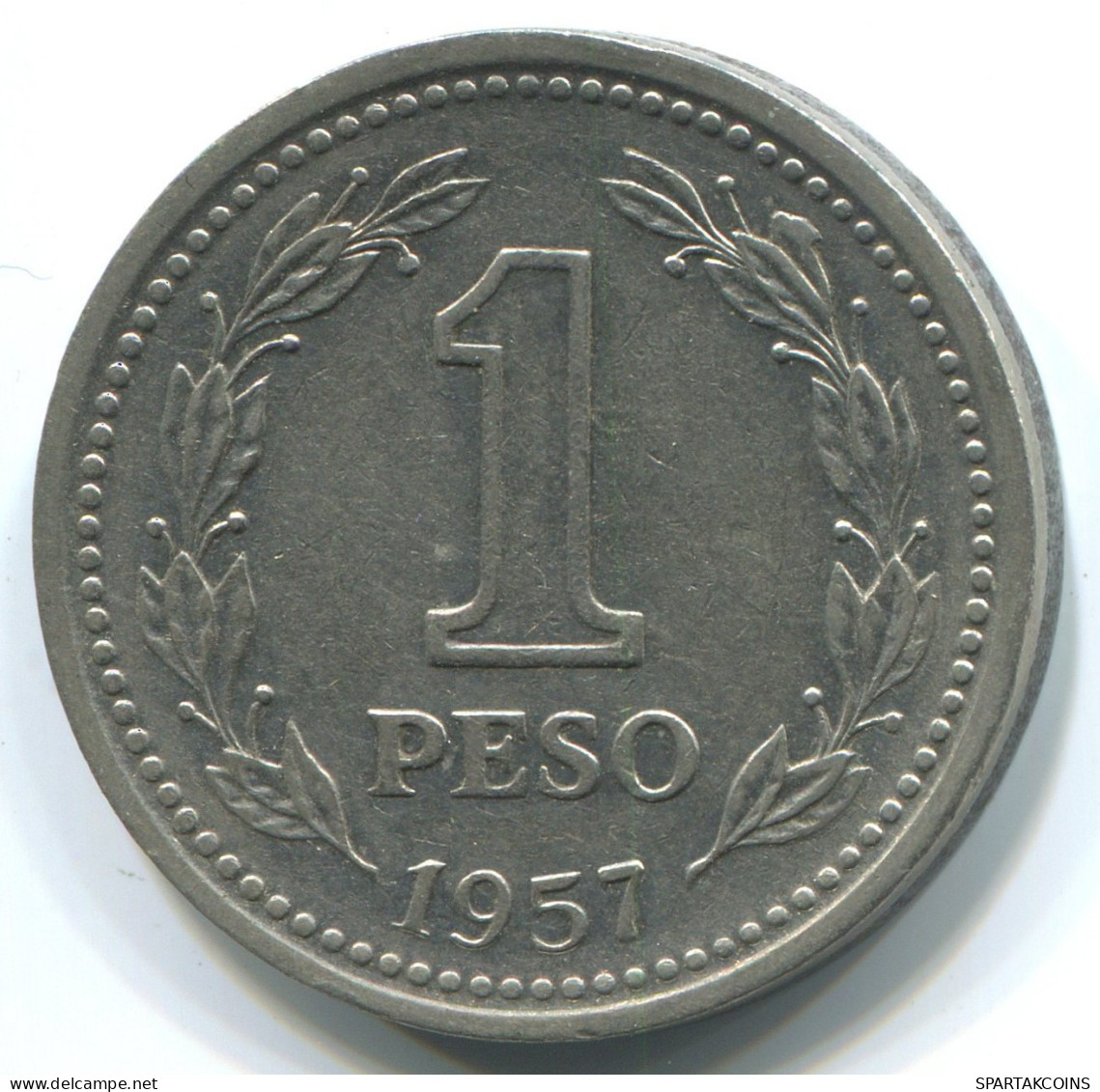 1 PESO 1957 ARGENTINA Moneda #WW1139.E.A - Argentina