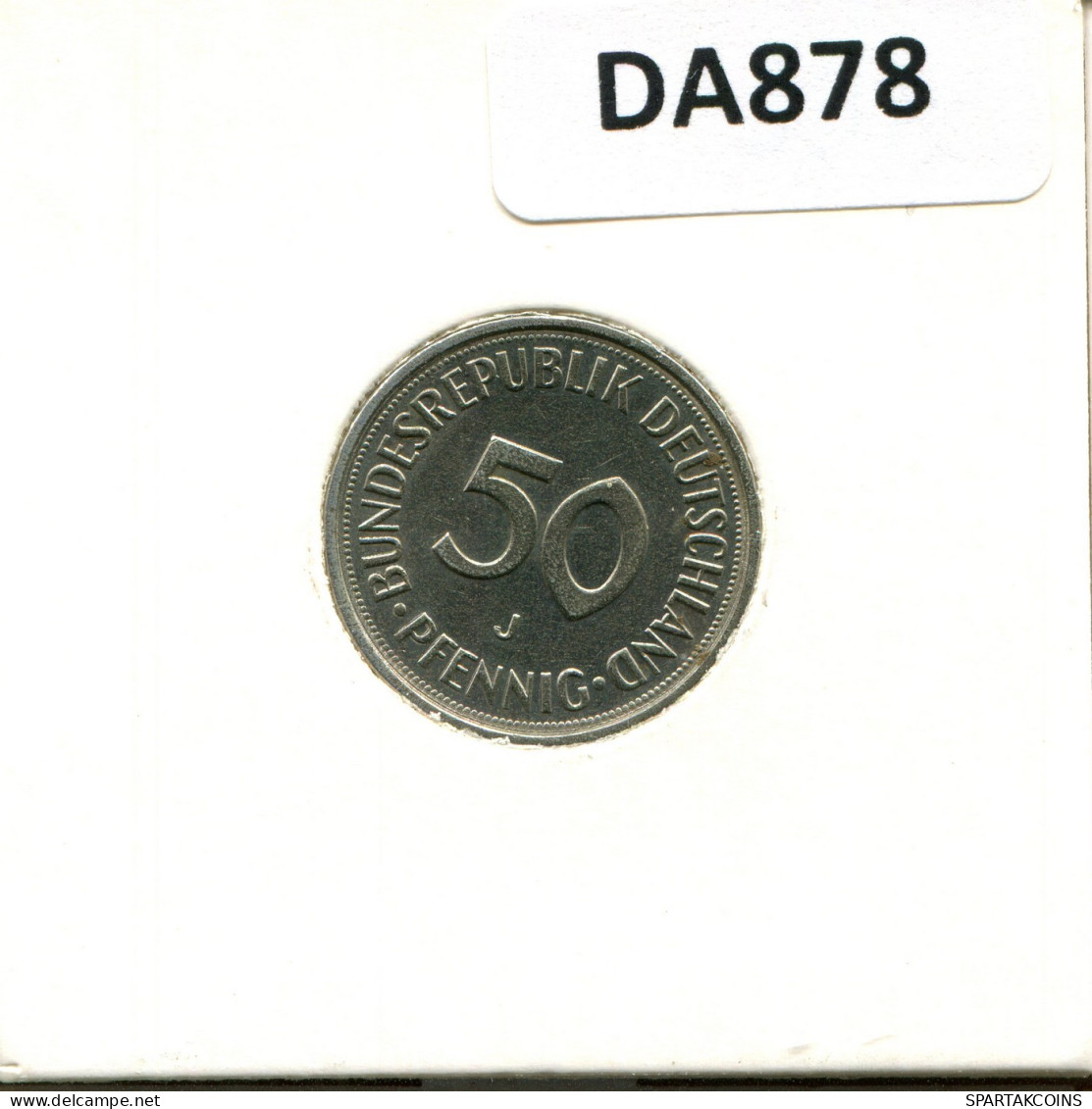 50 PFENNIG 1982 J WEST & UNIFIED GERMANY Coin #DA878.U.A - 50 Pfennig