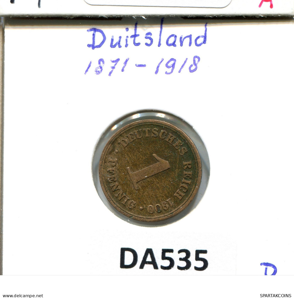 1 PFENNIG 1900 D ALEMANIA Moneda GERMANY #DA535.2.E.A - 1 Pfennig