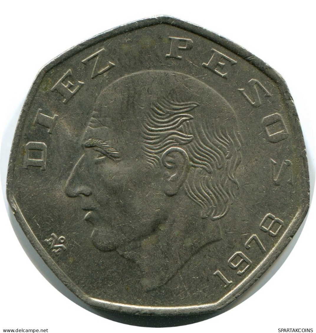 10 PESOS 1978 MEXIKO MEXICO Münze #AH554.5.D.A - Messico