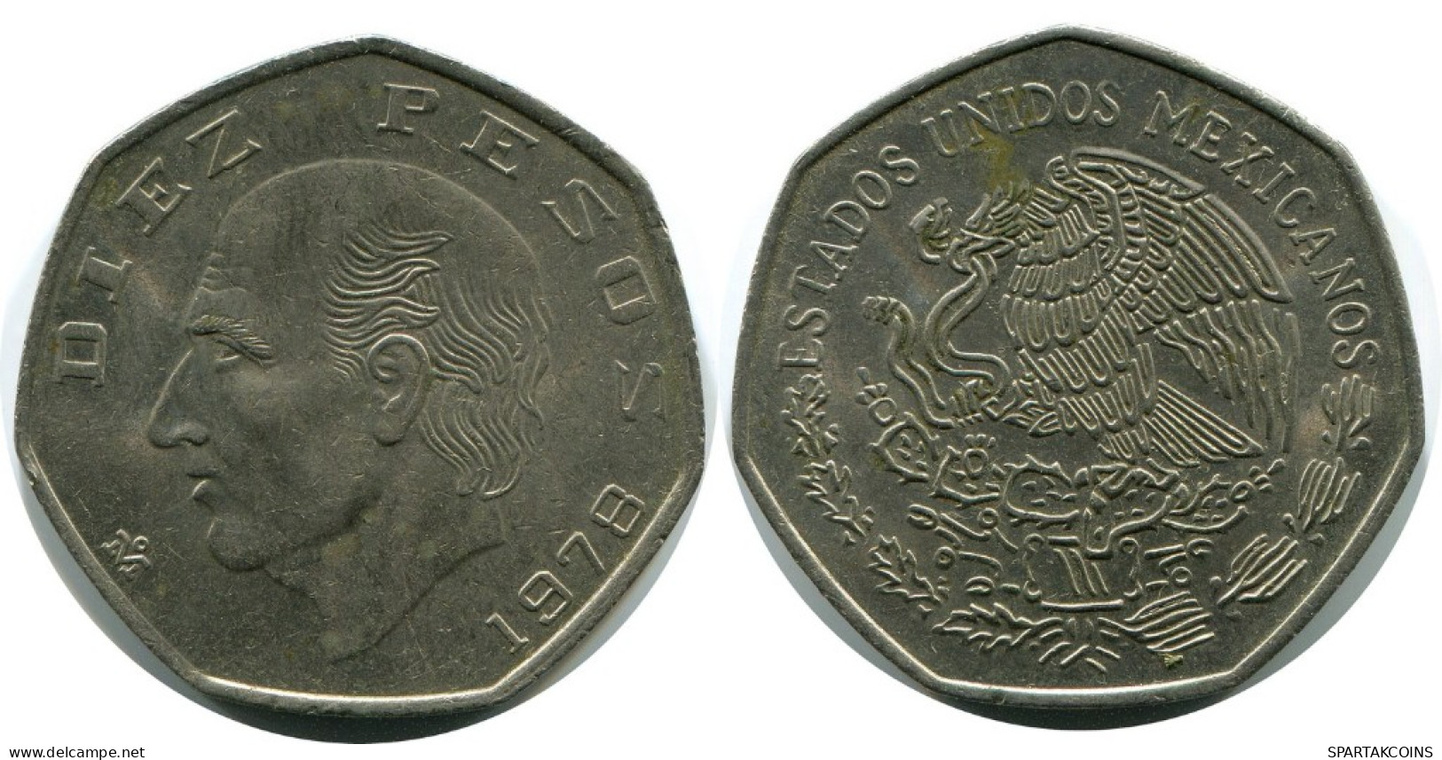 10 PESOS 1978 MEXIKO MEXICO Münze #AH554.5.D.A - México