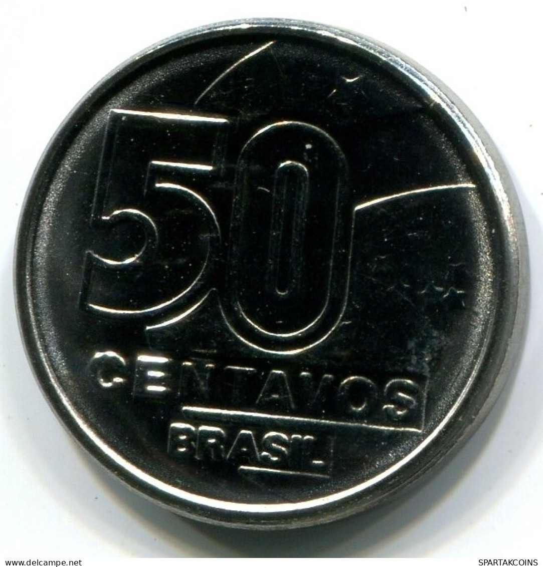 50 CENTAVOS 1989 BRÉSIL BRAZIL Pièce UNC #W11390.F.A - Brasil