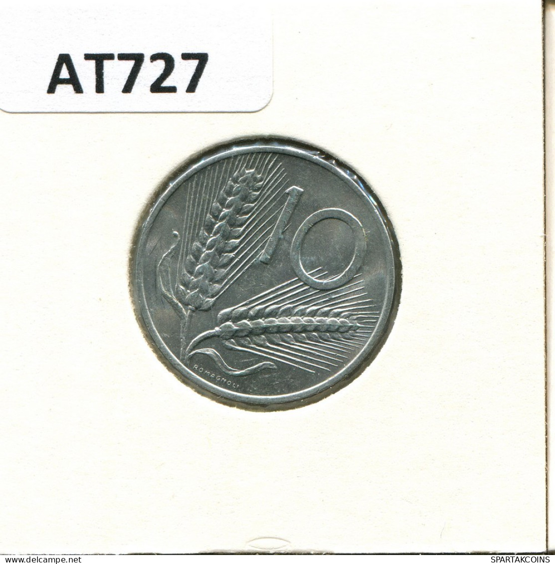 10 LIRE 1966 ITALY Coin #AT727.U.A - 10 Liras