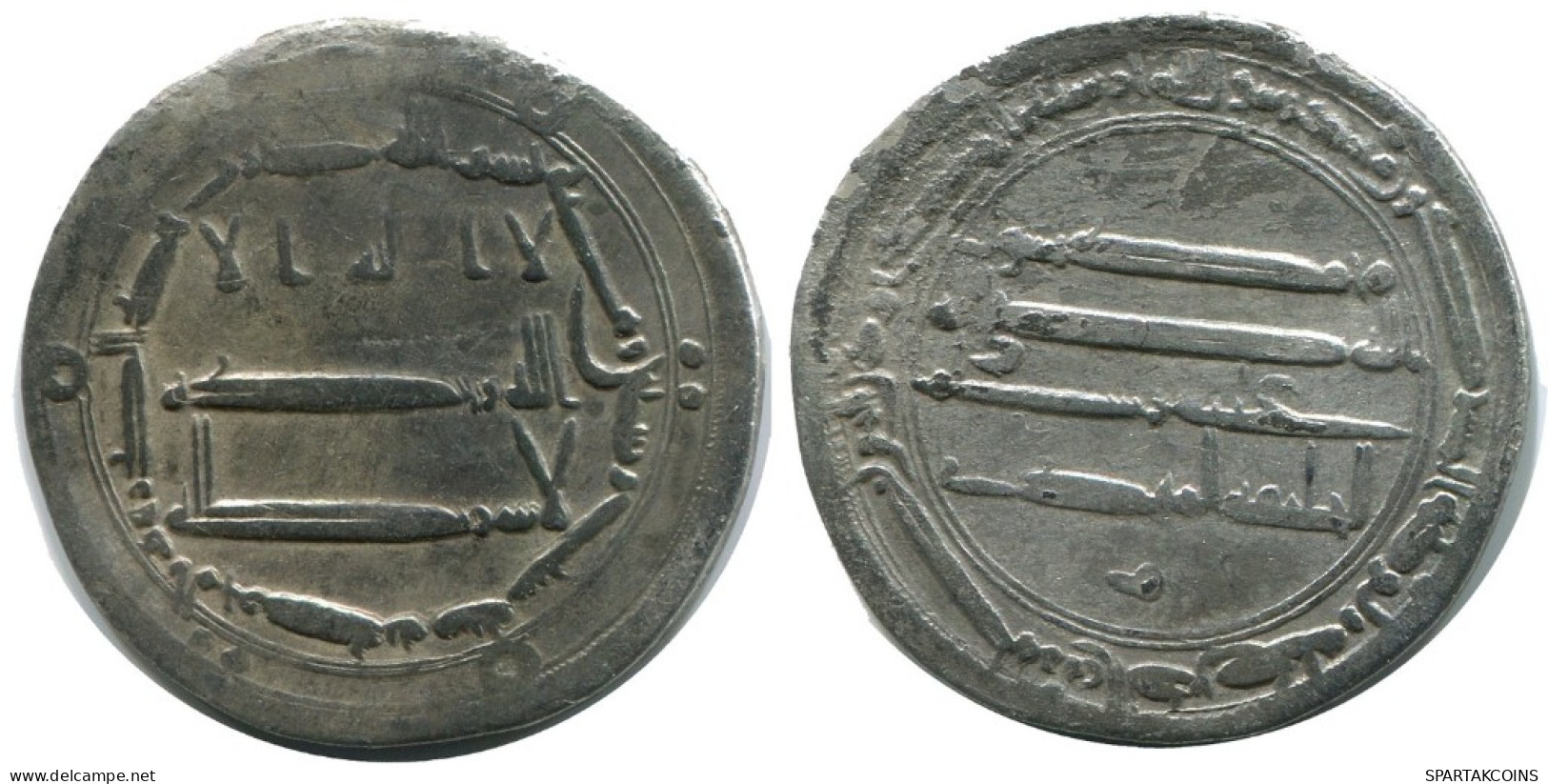 UMAYYAD CALIPHATE Silver DIRHAM Medieval Islamic Coin #AH168.45.D.A - Oriental
