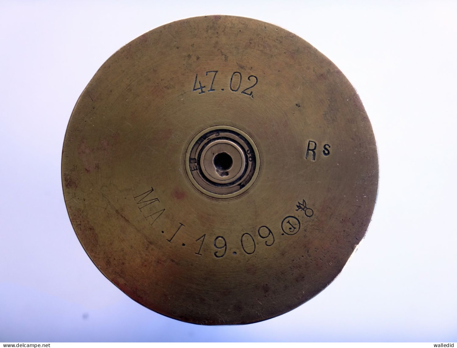 Cartouche Pour Canon De Marine Français Mle 1902 De 47mm à Obus De Rupture - WW1 - Inerte - 1914-18