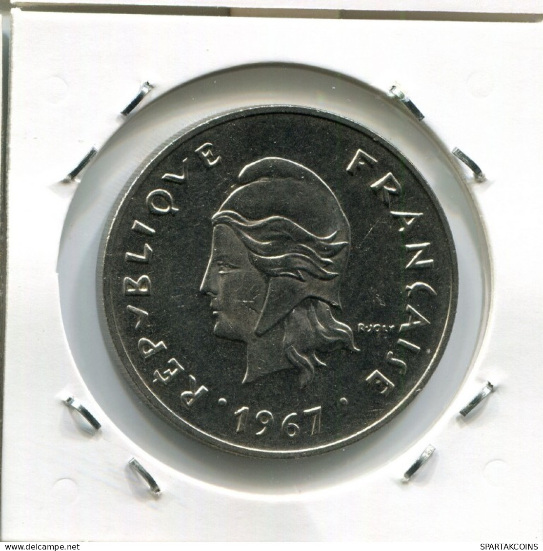 50 FRANCS 1957 FRENCH POLYNESIA Colonial Coin #AM514.U.A - Frans-Polynesië