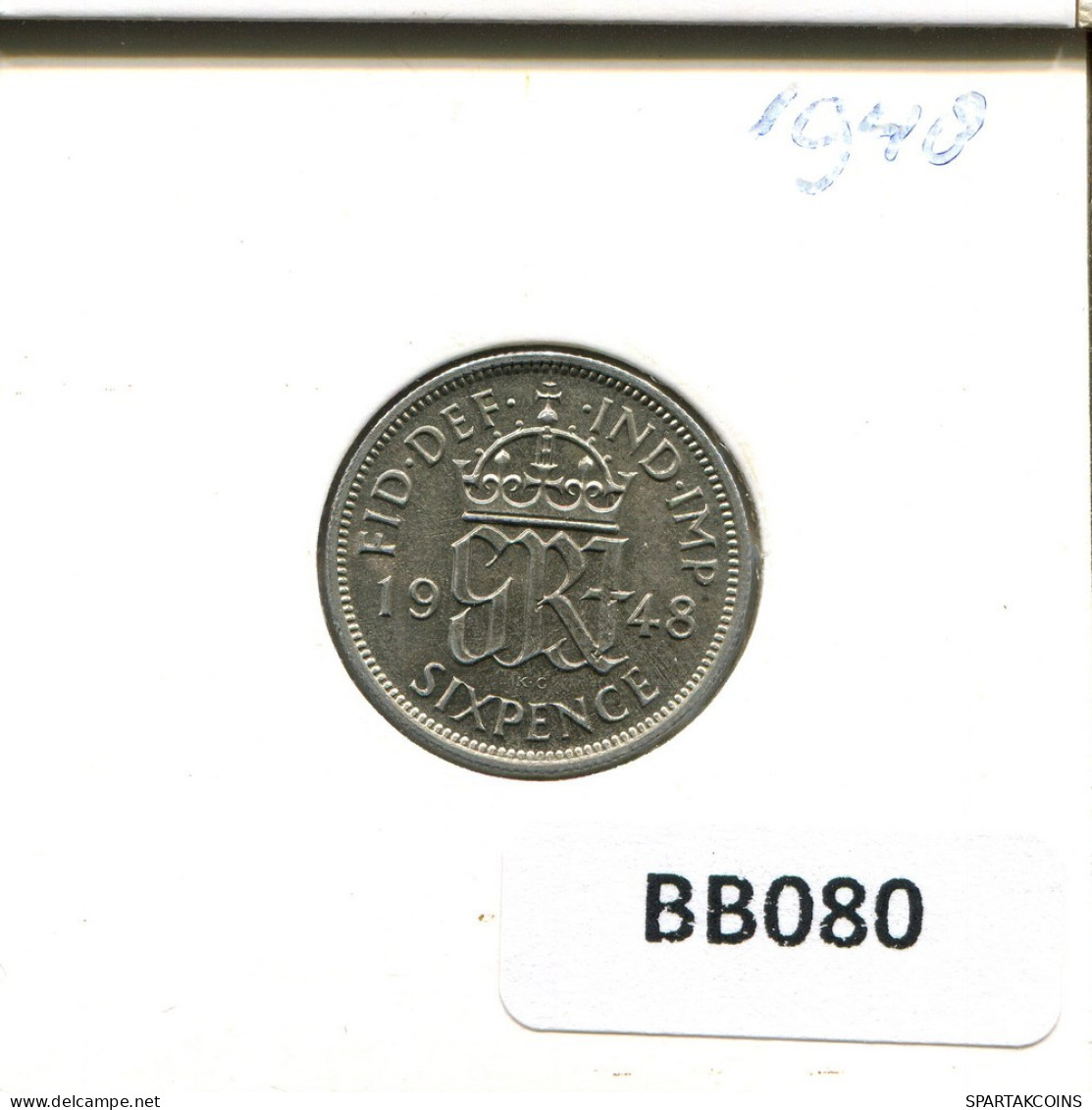 SIXPENCE 1948 UK GROßBRITANNIEN GREAT BRITAIN Münze #BB080.D.A - H. 6 Pence