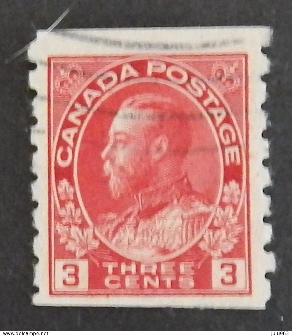 CANADA YT 111bB  OBLITÉRÉ "GEORGE V" ANNÉES 1918/1925 - Gebraucht