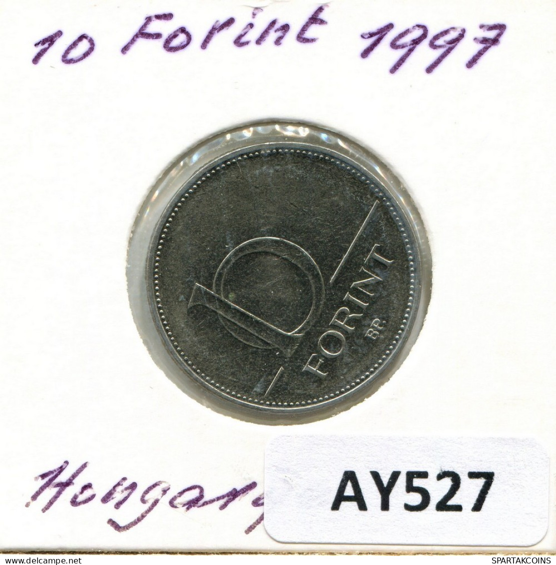 10 FORINT 1997 HUNGARY Coin #AY527.U.A - Ungarn