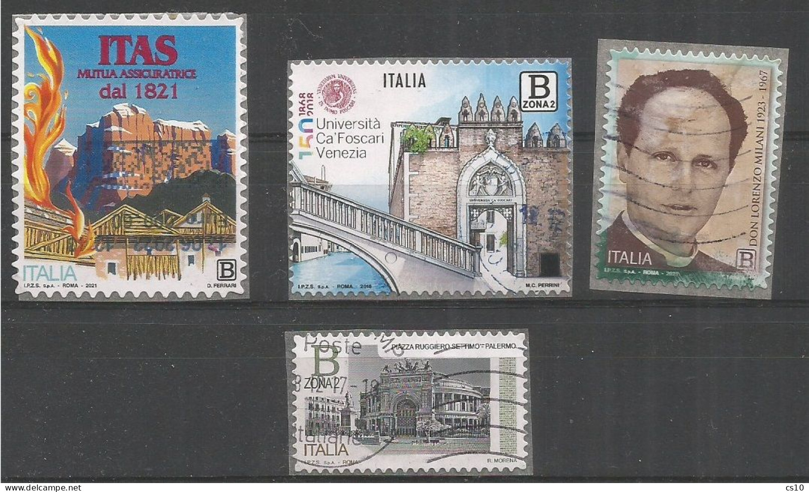 Italia Italy Republic Collection Great Huge Lot #17 Scans USED Off-Paper 2023 To 1980 + Many Key Values # 1136 Pcs !! - Full Years