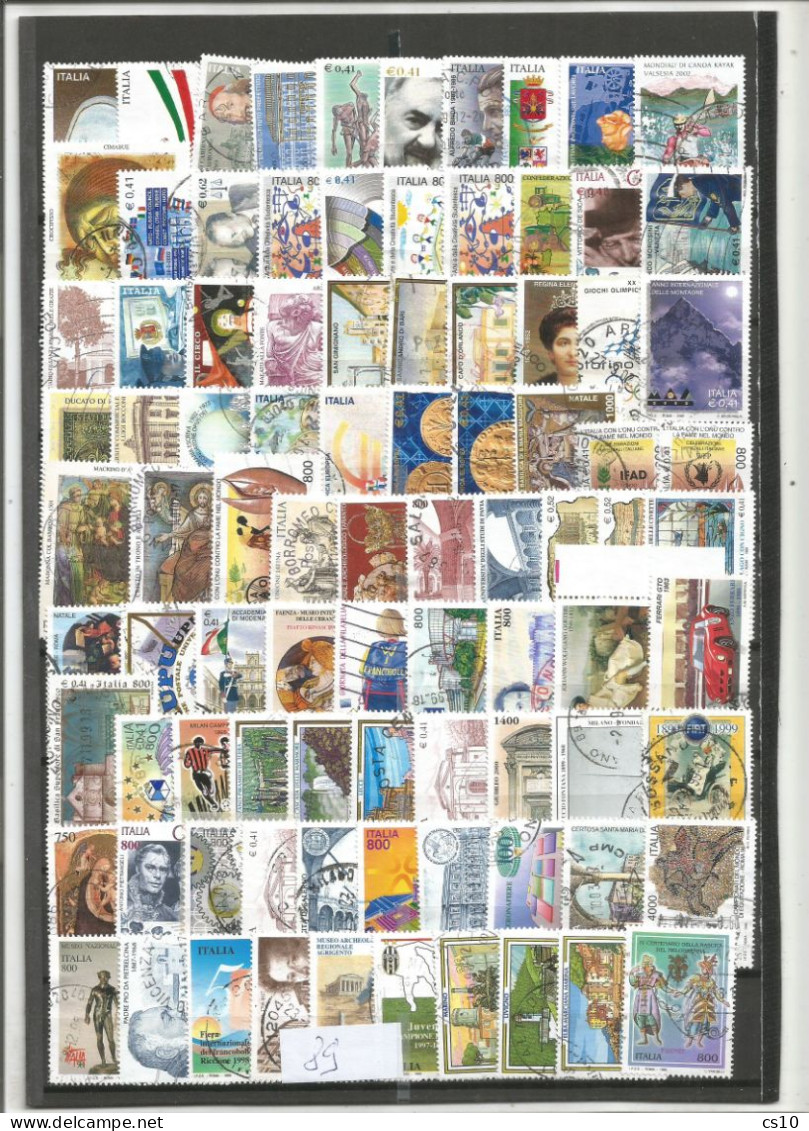 Italia Italy Republic Collection Great Huge Lot #17 scans USED Off-Paper 2023 to 1980 + many Key values # 1136 pcs !!