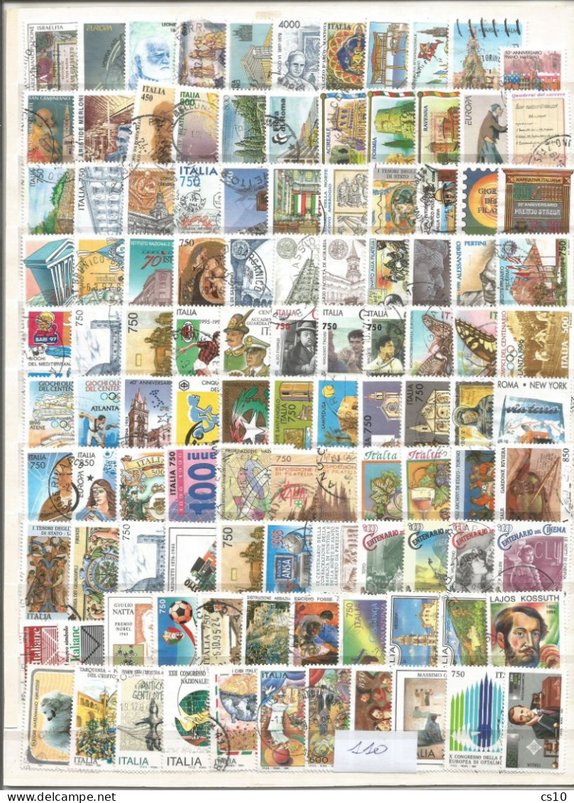 Italia Italy Republic Collection Great Huge Lot #17 scans USED Off-Paper 2023 to 1980 + many Key values # 1136 pcs !!