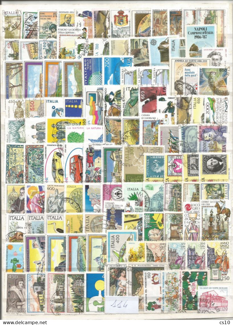 Italia Italy Republic Collection Great Huge Lot #17 scans USED Off-Paper 2023 to 1980 + many Key values # 1136 pcs !!