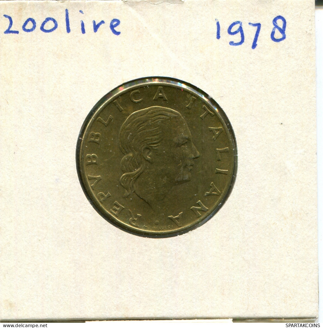 200 LIRE 1978 ITALIA ITALY Moneda #AW760.E.A - 200 Liras