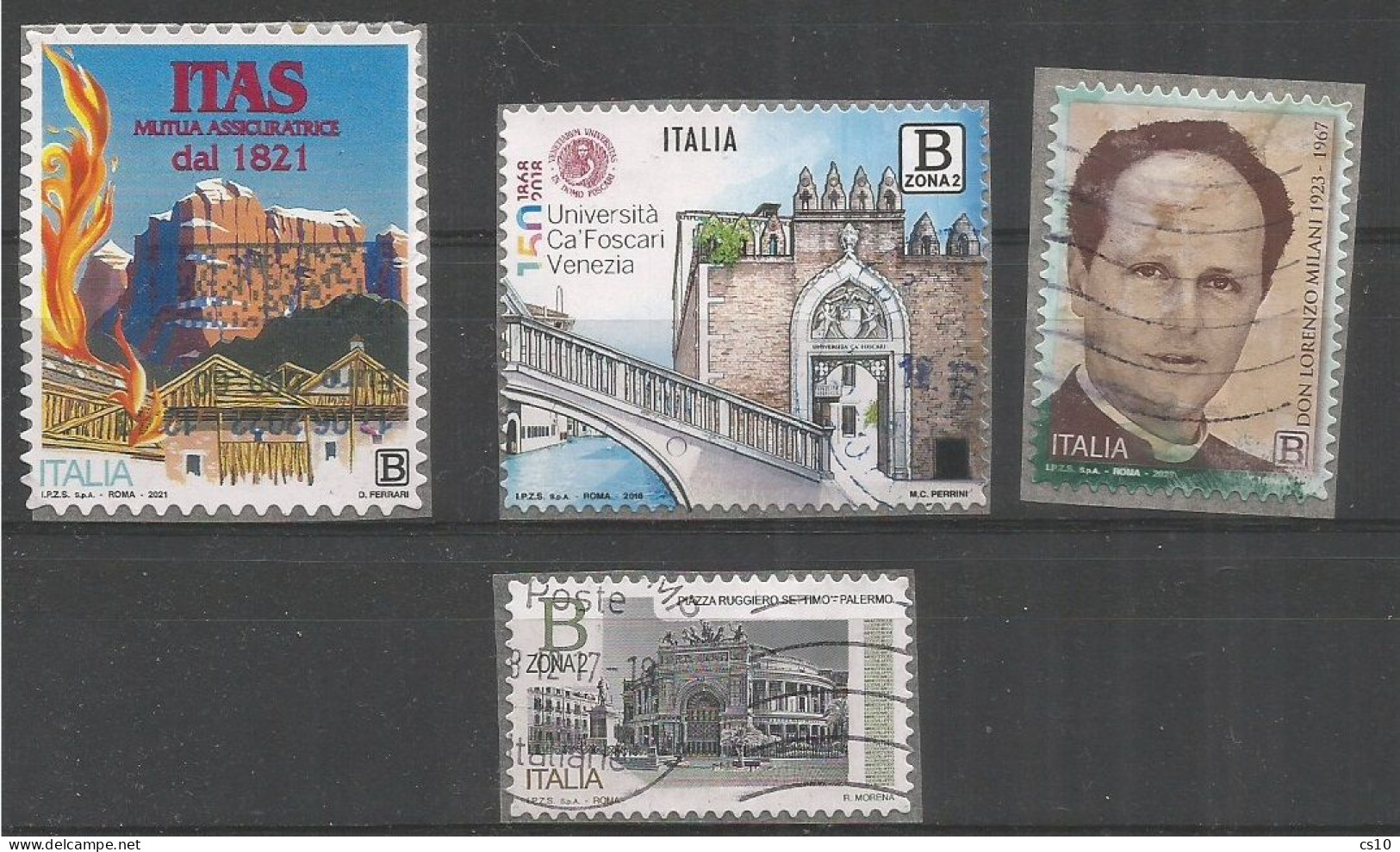 Italia Italy Republic Collection Great Huge Lot #17 Scans USED Off-Paper 2023 To 1980 + Many Key Values # 1136 Pcs !! - Collections (sans Albums)