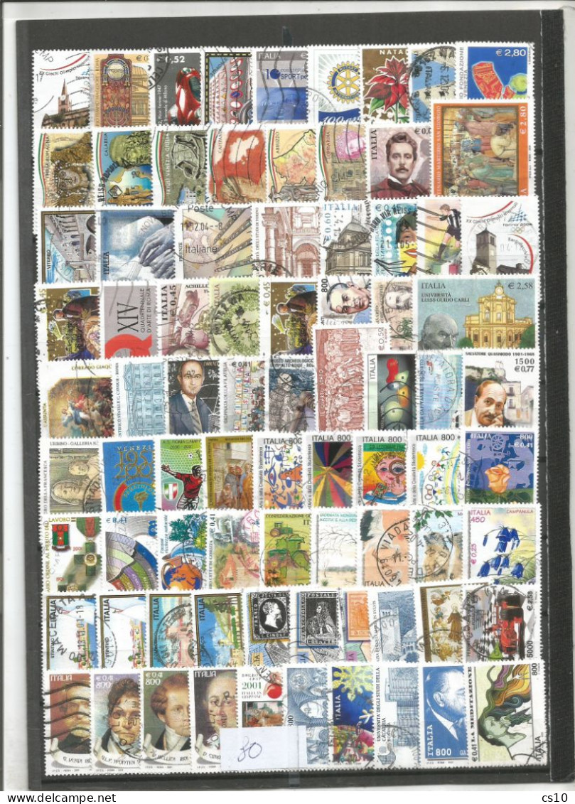 Italia Italy Republic Collection Great Huge Lot #17 scans USED Off-Paper 2023 to 1980 + many Key values # 1136 pcs !!