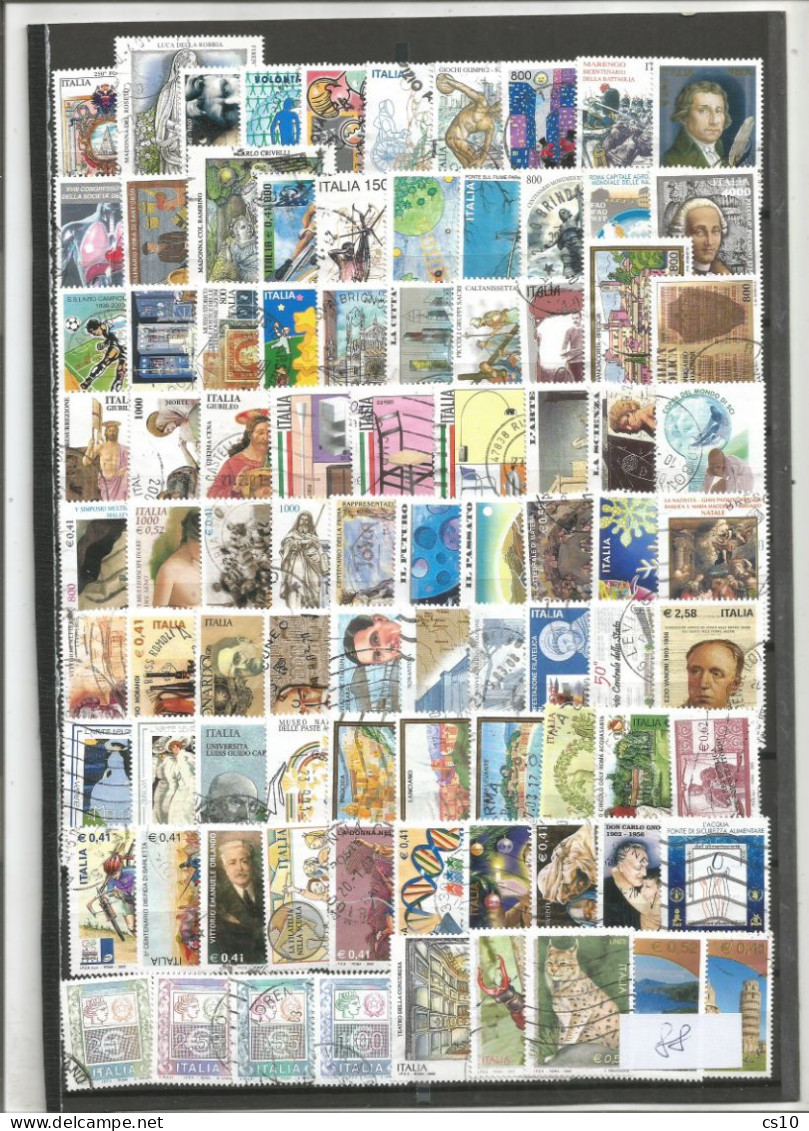 Italia Italy Republic Collection Great Huge Lot #17 scans USED Off-Paper 2023 to 1980 + many Key values # 1136 pcs !!