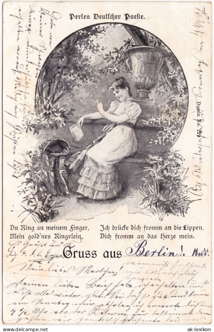 Perlen Deutscher Poesie: Du Ring An Meinem Finger, Mein Goldnes Ringelein 1900 - Philosophy