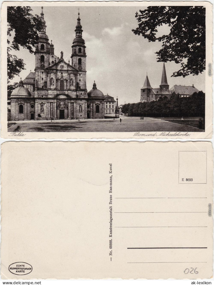Ansichtskarte Fulda Dom Und Miachaeliskirche 1928 - Fulda