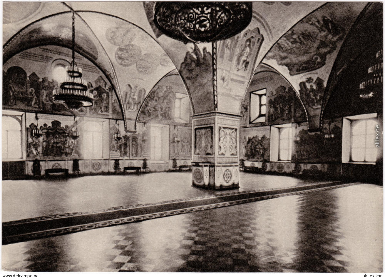 Ansichtskarte Moskau Moscow (Москва́) Kreml, Facettenpalast, Interieur 1965 - Russia