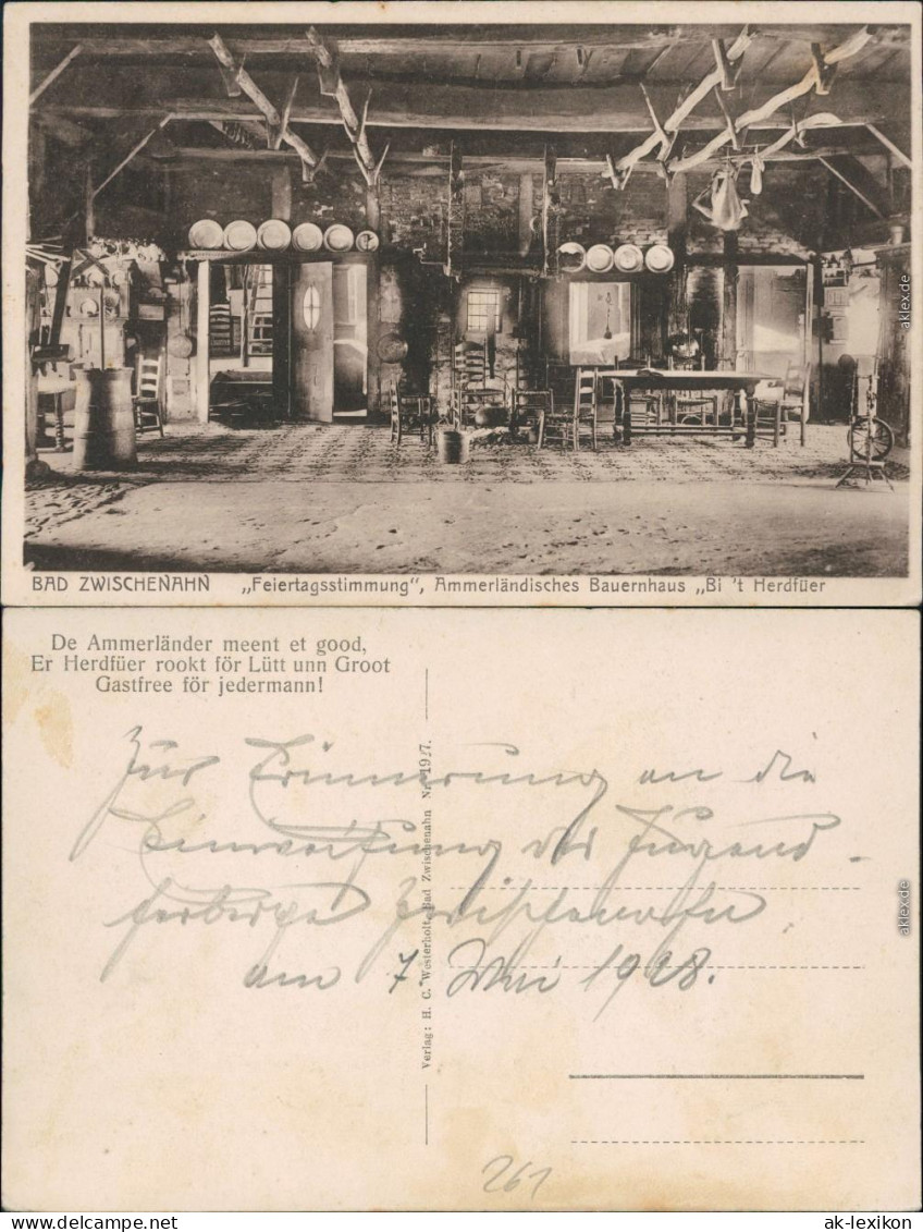 Ansichtskarte Bad Zwischenahn Ammerländisches Bauernhaus 1920 - Bad Zwischenahn